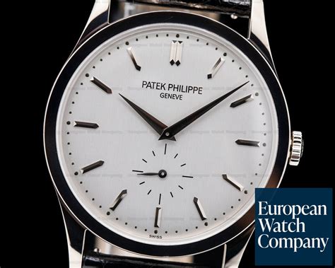 white gold patek philippe calatrava 5196g